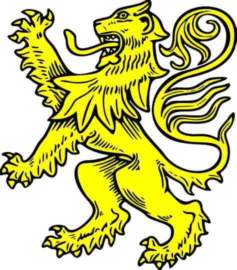 Gold Lion Symbol Clip Art At Vector Clip Art Online
