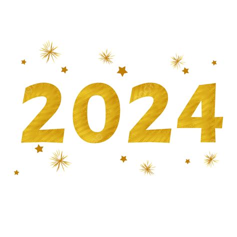 New Year 2024 Decorated With Star And Blink New Year 2024 New Year