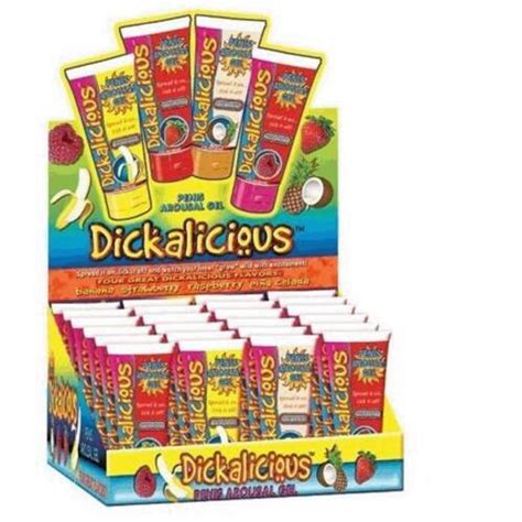 Dickalicious Edible Flavored Gel Arousal Lube Lotion Penis Cream Pina