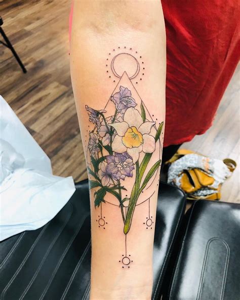 37 Pretty Birth Flower Tattoos And Their Symbolic Mea
