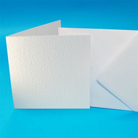 Choosing the right card blank pack for you. 6x6" Hammered Cards & Envelopes White (50 Pack) - 6" x 6" - Card & Envelope Packs - Cards ...