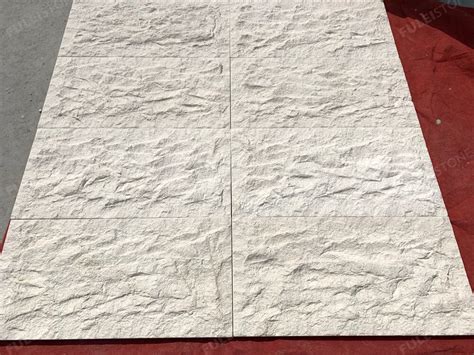White Limestone Tile Split Face Limestone For Wall Fulei Stone