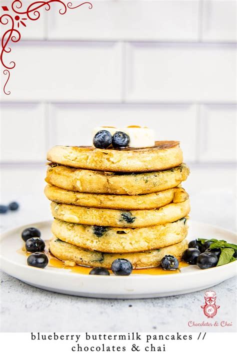 Blueberry Buttermilk Pancakes Recipe Blueberry Buttermilk Pancakes