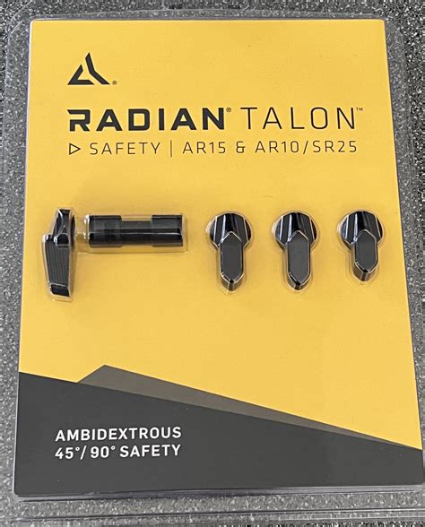 Radian Talon 4590 4 Lever Kit Ambidextrous Safety Selector Ar15