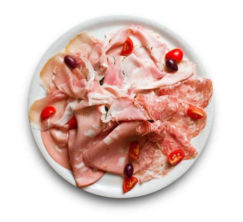 Italian Cold Cuts Stock Image Image Of Assorted Sausage