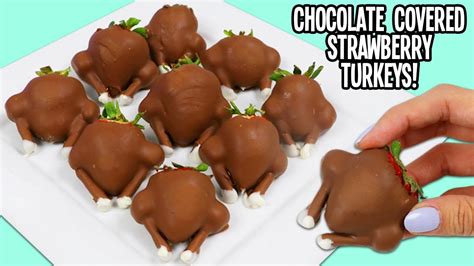 How To Make Cute And Delicious Chocolate Covered Strawberry Turkeys Fun