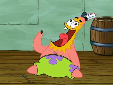 Image Patrick Laughing At The End Of Restraining Spongebobpng The