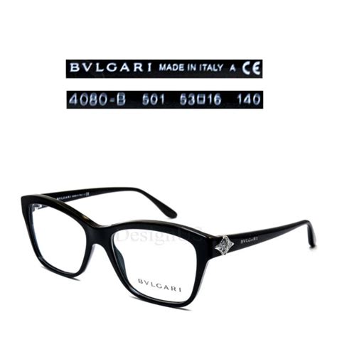 Bvlgari 4080 B 501 Crystal Eyeglasses Rx Eyewear Made In Italy New Authentic Ebay