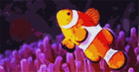 Finding Nemo Anglerfish Pixel Art Pixel Art Pattern Pixel Art Pixel