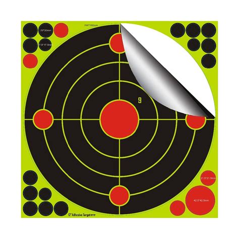 Aa Shield 8 Splatter Self Adhesive Reflective Target Paper Shooting