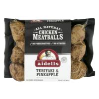 Usually i bake my meatballs, but i did fry these. Aidells Chicken Meatballs Teriyaki & Pineapple 12oz PKG | Garden Grocer