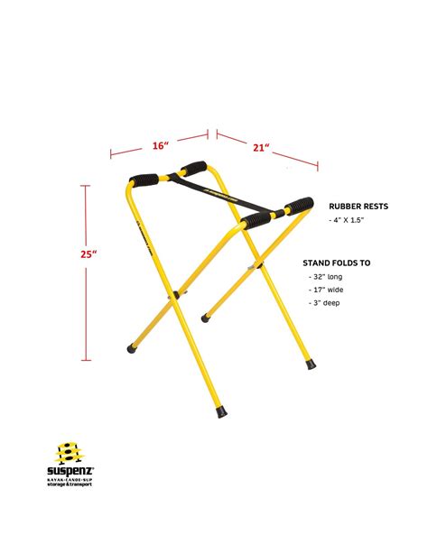 Universal Portable Boat Stands Canoe And Kayak Stand Suspenz