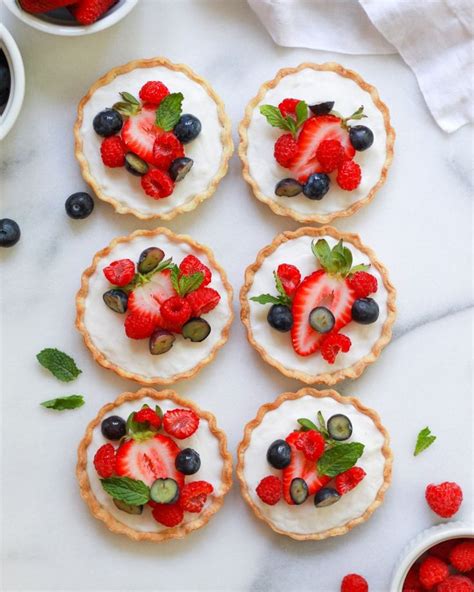 Vegan Mini Fruit Tarts With Custard Recipe Fruit Tart