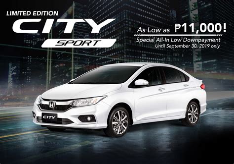 The city of thai specifications is available with a new turbo engine. Honda PH Offers Latest Financing Program for New Honda ...