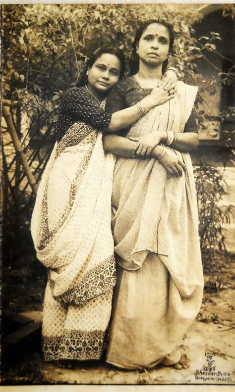 two bengali ladies photographed in bongaon c1930 s old indian photos