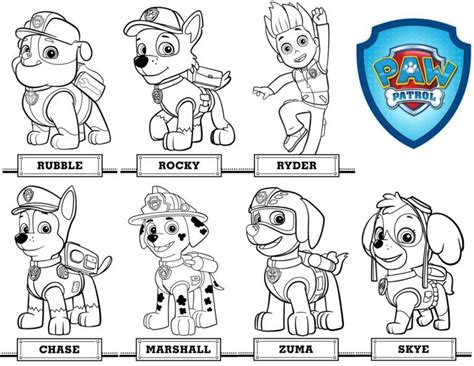 colorear patrulla canina juegos para descargar colorear patrulla canina patrulla canina
