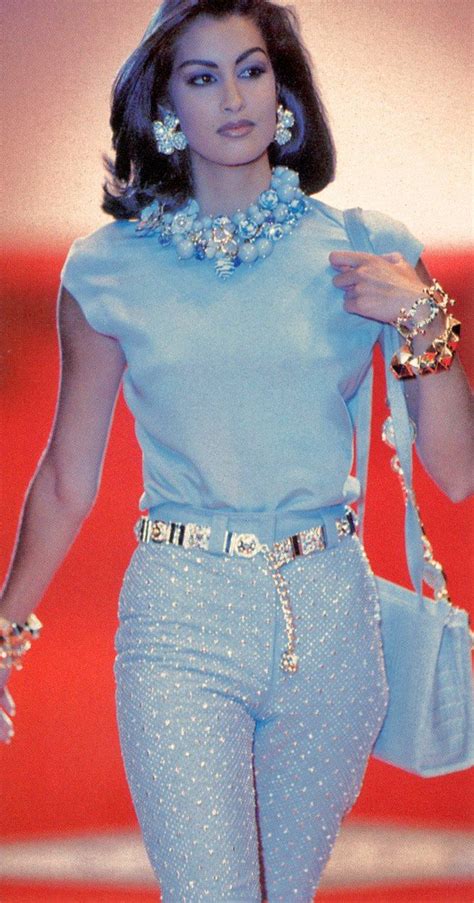 Gianni Versace Haute Couture Atelier Fall 1991 Yasmeen Ghauri