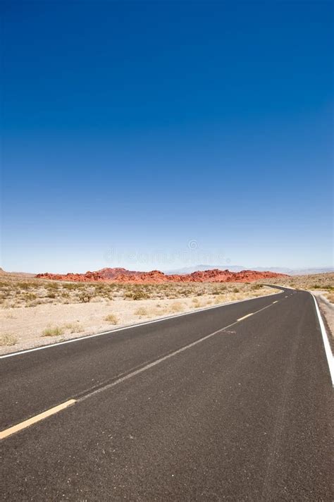 Road Through Desert Landscape Stock Image Image Of Travel Outdoor