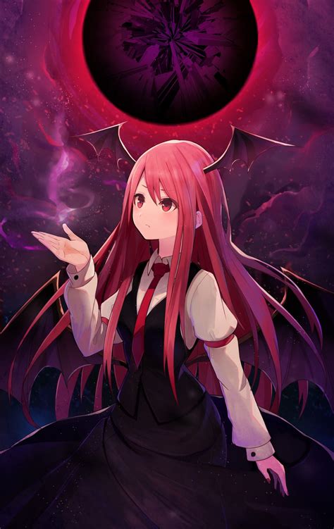 Pinterest Touhou In 2019 Anime Red Hair Anime Anime Long Hair