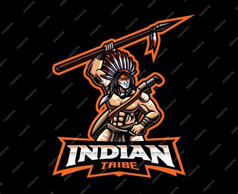 Premium Vector Indian Tribe Mascot Logo Design