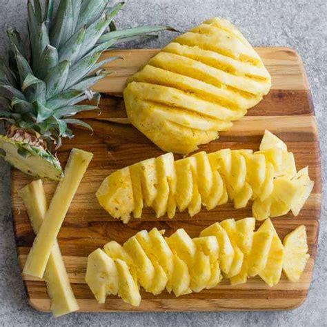 How To Cut A Pineapple Healthy Nibbles By Lisa Lin