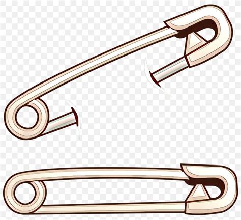 Safety Pin Png 800x749px Cartoon Safety Pin Download Free