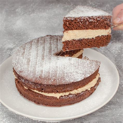 Chocolate Victoria Sponge Cake Easy British Recipe By Flawless Food Aria Art