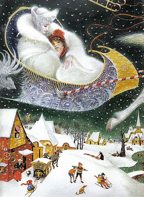 The Snow Queen And Little Kay Vladislav Erko Fairytale Illustration