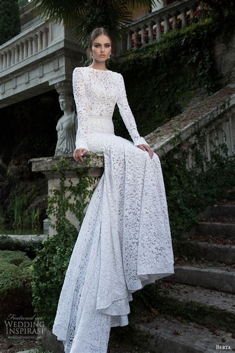 Berta Bridal Winter 2014 — Long Sleeve Wedding Dresses