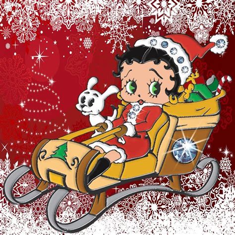 Christmas Pictures By Jessie Betty Boop Art Christmas Pictures