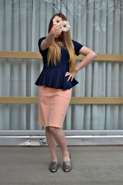 Sister Missionary Style Pretty In Peach And Peplum The Lady Lena