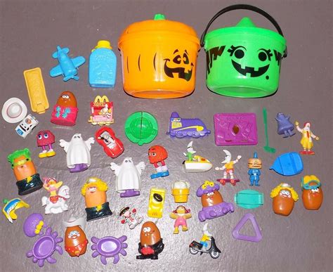The golden arches logo, mcdonald's and happy meal are registered trademarks of mcdonald's corporation and its affiliates. 80s 90s McDonalds Happy Meal Toys Halloween McBoo Buckets ...