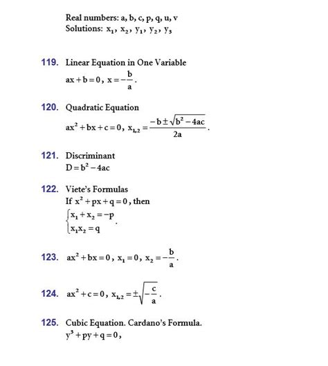 Algebra Formulas Math Algebraic Expression For Class 91011 Ssc