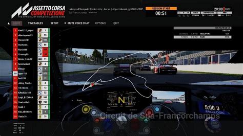 Assetto Corsa Competizione Spa Youtube