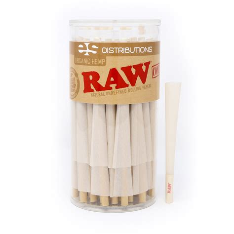 New Organic King Size Raw Authentic Prerolled Cones With Filter