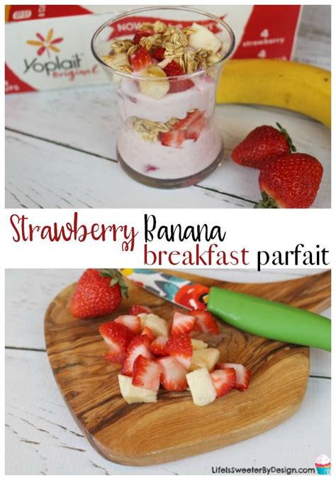 Doctor designed, chef prepared weight loss meals delivered to your door. Strawberry Banana Breakfast Parfait is a quick, easy and nutritious breakfast recipe. Made with ...