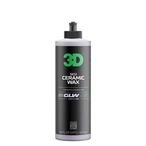3d Glw Series Si02 Ceramic Wax 16oz Hydrophobic Wax The Clean Garage
