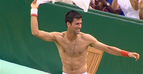 World 1 Novak Djokovic Is Shirtless AGAIN Celebrate The Finals Win