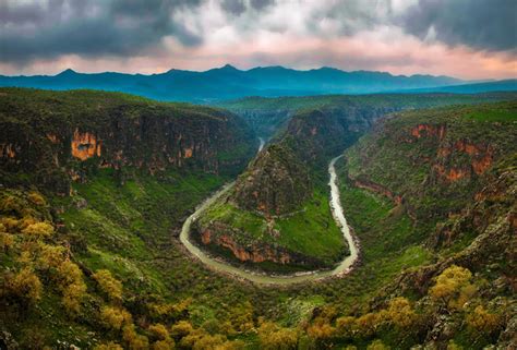 Обои Barzan Gorge 4k Kurdistan Canyon River Bend Iraqi Kurdistan