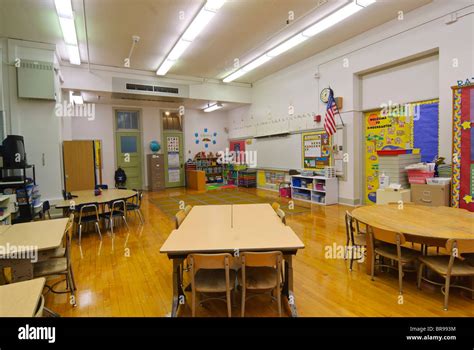 Kindergarten And First Grade Classroom Stock Photo Alamy