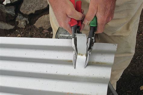 Cutting Metal Roofing Jlc Online Hand Tools Metal Roofing