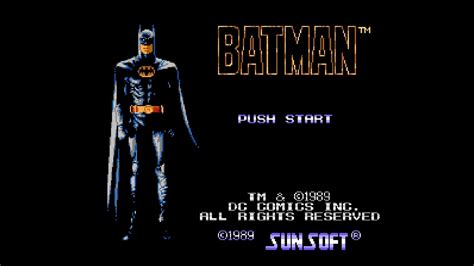 Batman Nes Game Complete All Walkthrough Youtube