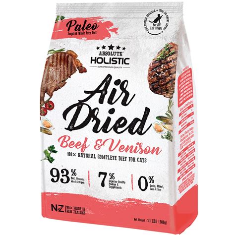 Absolute Holistic Air Dried Beef And Venison Cat Food 500gm