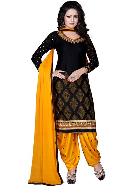 breathtaking black ceremonial wear cotton patiyala salwar suit this beautiful attire is showing