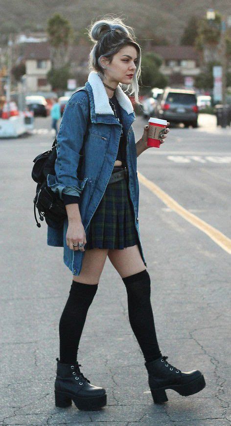 Grunge Outfits Female Skirt Evolve Your Simple Outfit Into A