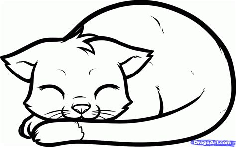 Https://tommynaija.com/draw/how To Draw A Cat Sleeping