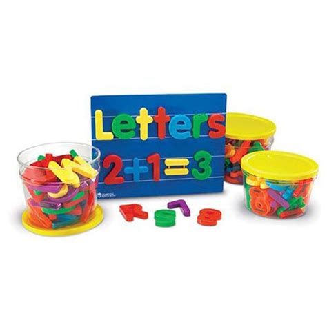 Jumbo Magnetic Letters And Numbers Combo Set Of 116