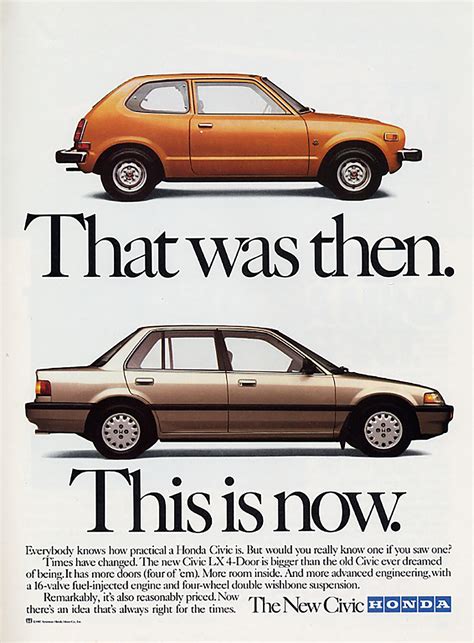 Cvcc Madness A Gallery Of Classic Honda Ads The Daily