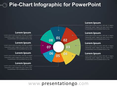 Pie Chart Infographic For Powerpoint