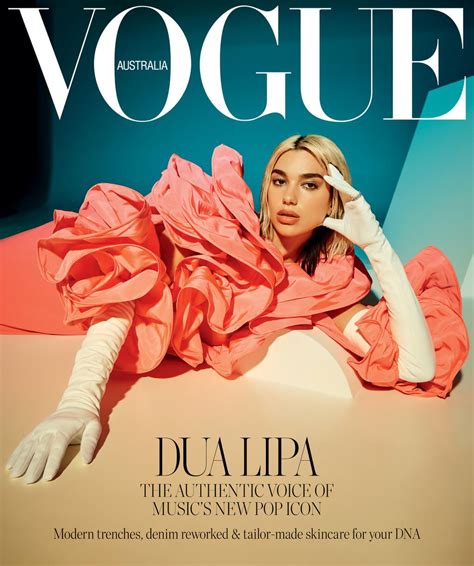 Dua Lipa Vogue Australia April 2020 Issue Fashion Magazines Editorials Tom Lorenzo Site 1